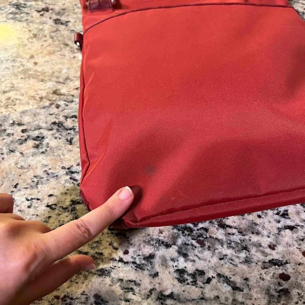 Tumi Vibrant Red Crossbody Bag - Picture 10 of 14